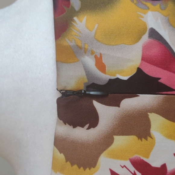 Handmade form-fitting colorful unique versatile straight-cut dress. Size… - Picture 7 of 12